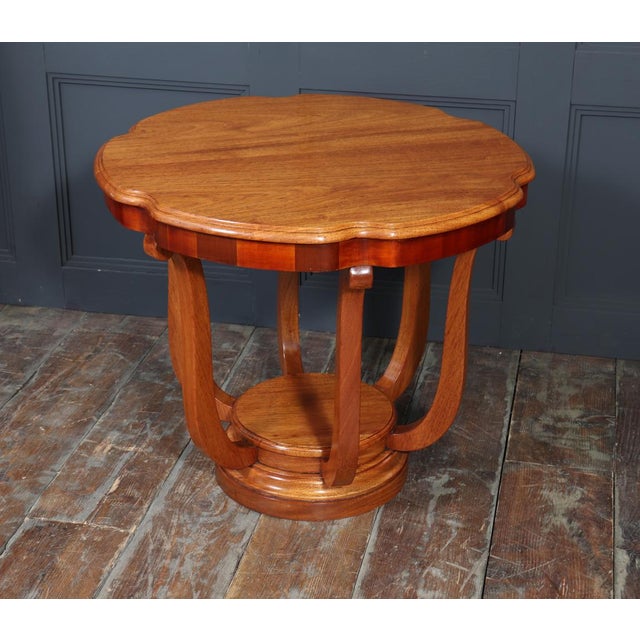 Wood Art Deco French Centre Table in Mahogany, 1925 For Sale - Image 7 of 13