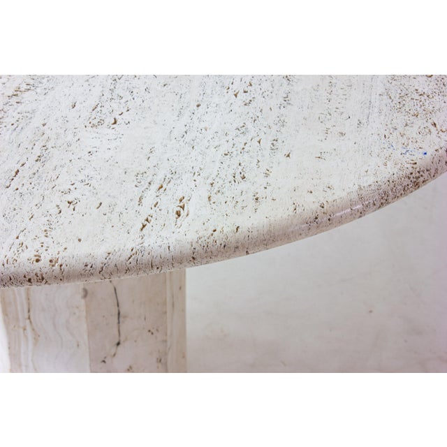 Organic Travertine Dining Table, Italy, 1970s For Sale - Image 16 of 18