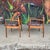 Mid 20th Century Pair of George Nelson Walnut Arm Chairs For Sale - Image 5 of 12