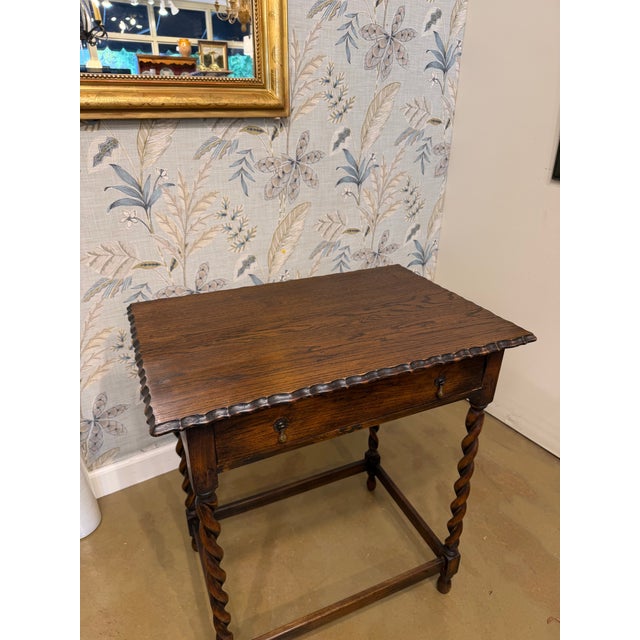 19th Century English Side Table With Drawer For Sale - Image 4 of 8