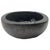 1960s Mid 20th Century Italian Murano Black Art Glass Bowl Signed Boudin Murano For Sale - Image 5 of 9