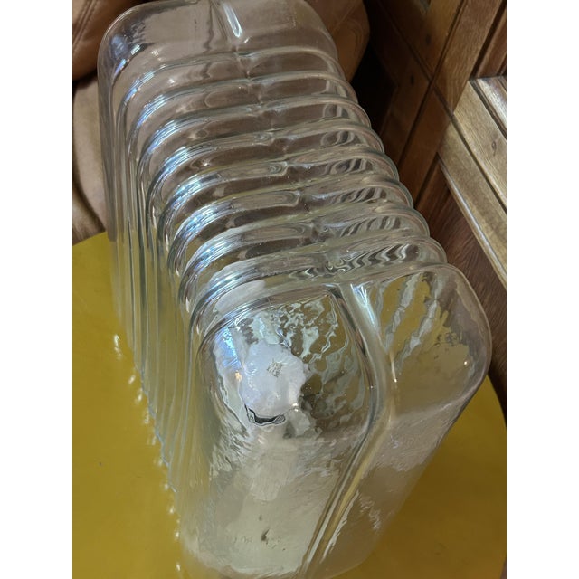 Lari Glass Table Lamp by Angelo Mangiarotti for Artemide, Italy, 1970 For Sale - Image 8 of 9