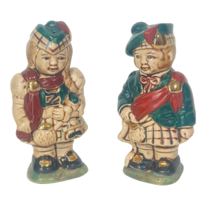 1950s Irish /Scotish Folk Art Salt Papper Sgakets