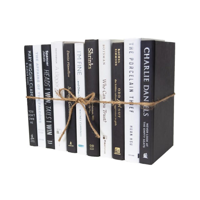 Booth & Williams Decorative Books - Piano Book Bundle - 1 Foot of Black and White Books For Sale - Image 4 of 4