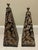 Chinoiserie Black and Gold Obelisks - Pair For Sale - Image 4 of 6