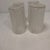 Vintage Mid-Century Modern Frosted Pebbled Textured Glass Tumblers Vertical Ribbed 4.75" - Set of 4 For Sale - Image 6 of 8