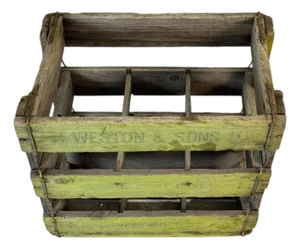 Vintage English Weston and Son LTD Herefordshire Cider Crate