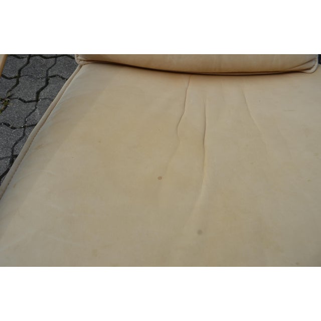 Leather Swivel Lounge Chair in Cognac and Ecru by Ake Fribytter for NELO, Sweden, 1970s For Sale - Image 10 of 18