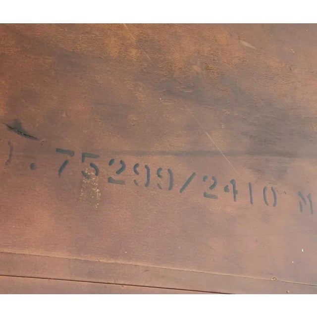 Wood Vintage Cherry Twin Size Sleigh Bed For Sale - Image 7 of 10