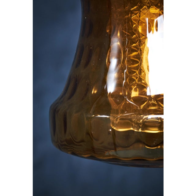 Swedish Green Crystal Pendant, 1960s For Sale - Image 6 of 11