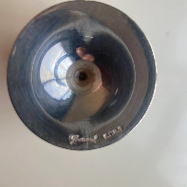 1970s Vintage Leonard Silver Plated Cordials- Set of 3 For Sale - Image 5 of 6