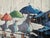 Early 21st Century Whimsical Original Oil Painting of Ducks With Umbrellas For Sale - Image 5 of 8
