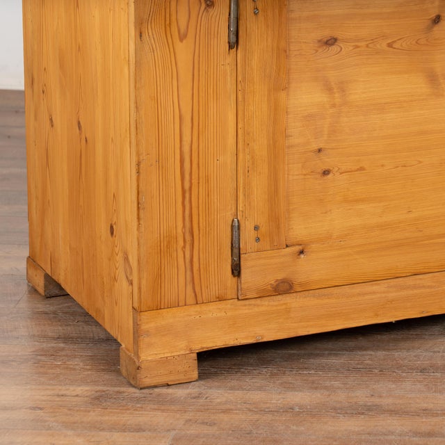 19th Century Long Pine Sideboard Cabinet Console From Denmark For Sale - Image 9 of 11