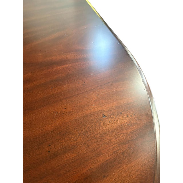 New Ralph Lauren Walnut Oval Extension Dining Table For Sale - Image 10 of 18