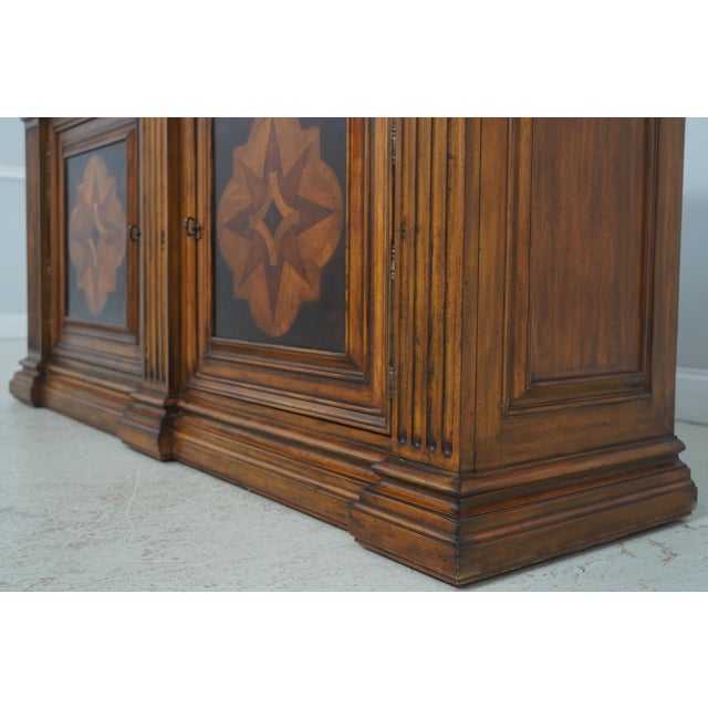 Ethan Allen Marquetry Continental Mahogany Sideboard For Sale - Image 15 of 18