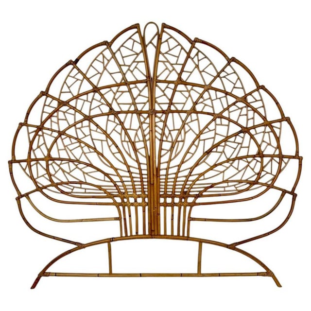 Minimalist Bamboo Headboard, Italy, 1960s For Sale - Image 8 of 8