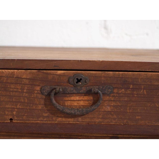 Wood Japanese Cedar Cabinet in Wood For Sale - Image 7 of 12