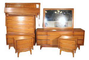 Mid 20th Century Kent Coffey "Forum" Series Bedroom Set - 6 Pieces