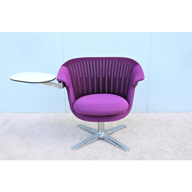 Modern Modern Steelcase I2i Collaborative Ergonomic Dual Swivel Lounge Chair For Sale - Image 3 of 13
