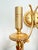 Gold Vintage Hollywood Regency Double Wall Sconces in Gilt Brass by Gaetano Sciolari, 1970s, Set of 2 For Sale - Image 8 of 18