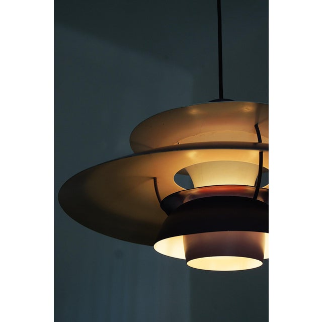 Metal Purple PH5 Pendant Lamp by Poul Henningsen for Louis Poulsen, 1960s For Sale - Image 7 of 9
