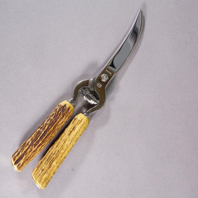 Silver Vintage 5-Piece Carving Set With Box - Baron Solingen Germany 1950s For Sale - Image 8 of 8