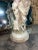 Large Vintage Italian Figural Floor Lamp Torchiere For Sale - Image 4 of 13