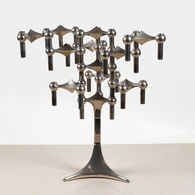 Orion Modular Candelabra by Fritz Nagel for BMF, 1960s For Sale - Image 6 of 14