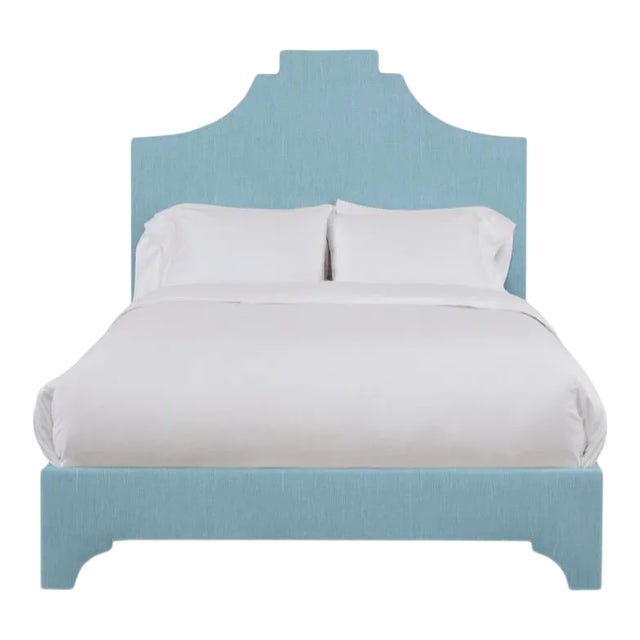 This listing is for the headboard only, and does not include the bedframe with the purchase. From Chairish's line of...