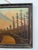 1970s Vintage Framed Landscape Painting of Mountain Path at Sunset, Signed, Folk Art Style For Sale - Image 5 of 9