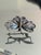 Silver Mid Century Italian 800 Silver Filigree Butterfly Brooch For Sale - Image 8 of 15