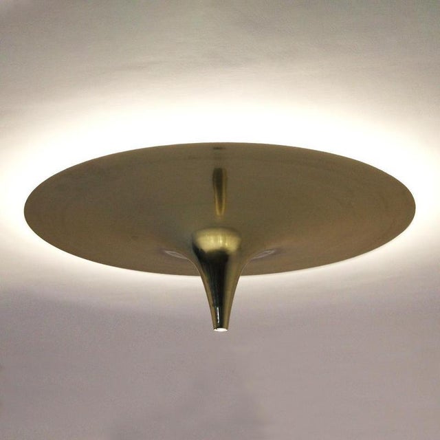 Contemporary Ting Tong Medium Shiny Brass Ceiling Lampr by Jean Pascal Levy-Trumet For Sale - Image 3 of 9