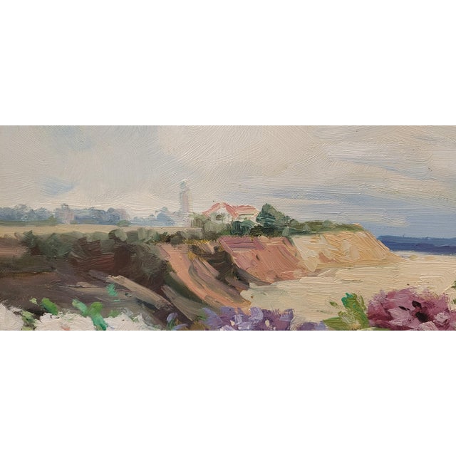 1980s 1980s Beautiful Vintage Oil Painting of Flowers Signed For Sale - Image 5 of 9