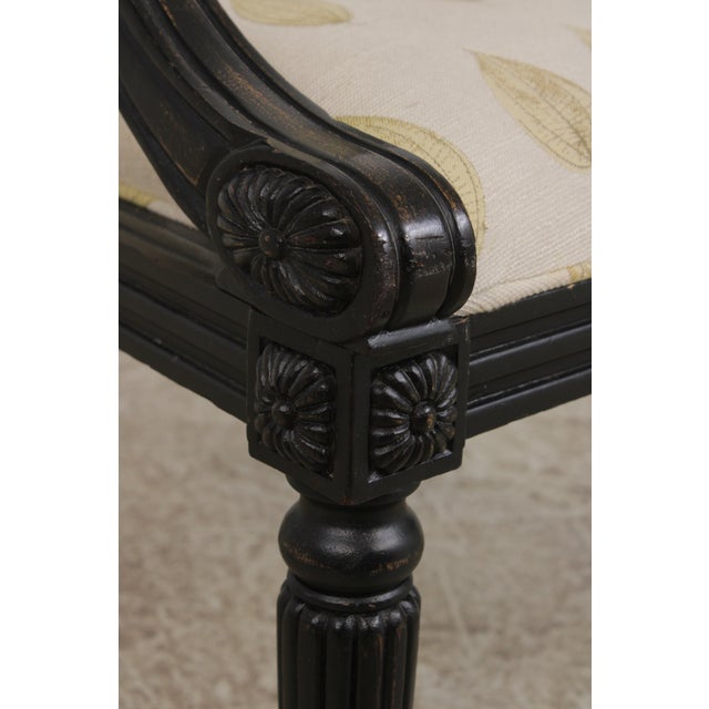 Hickory Chair Upholstered Armchair & Ottoman For Sale - Image 14 of 18