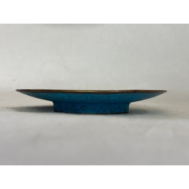 Mid 20th Century Cloisonne Dish For Sale - Image 4 of 7