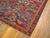 1900s Blue Abstract Tribal Antique Caucasian Sumak Rug 4'9" X 6' Handknotted Wool Carpet For Sale In New York - Image 6 of 6