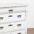 19th Century Swedish Pine White Chest of Four Drawers For Sale - Image 11 of 14