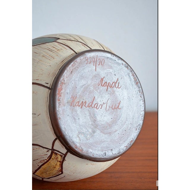 Brown Vase by Heinrich-Maria Müller for Sawa Keramik, 1950s For Sale - Image 8 of 9