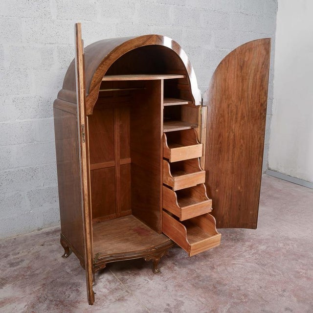 Art Deco Two-Door Cabinet with Shelves and Drawers For Sale - Image 3 of 18