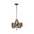 Lincoln "Venetian" Slip Shade Chandelier, Tall Ceiling Version, Ca 1931, #2319chgand For Sale - Image 13 of 13