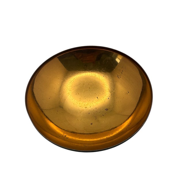 Green Carl Sorensen Art & Crafts Footed Covered Bronze Bowl With Stylized Flower Finial For Sale - Image 8 of 11