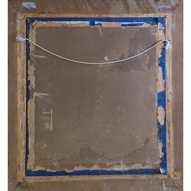 Wood Antique Japanese Embroidered Silk Picture For Sale - Image 7 of 8