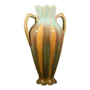 1900s Antique Victorian French Ceramic Decorative Vase