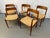 Mid-Century Modern Mid 20th Century Niels Otto Møller for j.l Møller 'Model 75' Teak and Cord Dining Chairs For Sale - Image 3 of 17