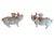 Pigs with Wings in Wrought Iron, 20th Century, Set of 2 For Sale - Image 10 of 11