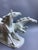 Mid-Century Modern Vintage 60s Hutschenreuther Germany Porcelain Galloping Stallion Horses Lg Statue Sculpture For Sale - Image 3 of 14
