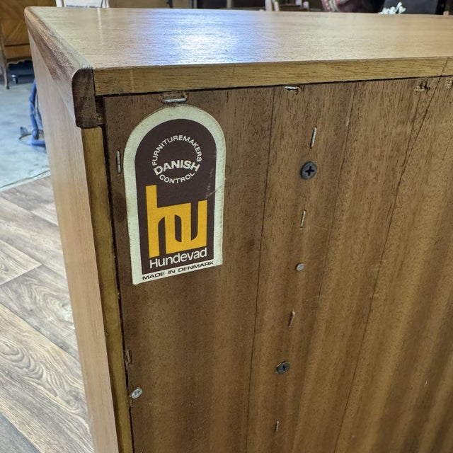 Mid Century Modern Danish Teak Hundevad Credenza or Dresser For Sale - Image 14 of 17