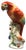 Large Mid-Century Hand-Painted Porcelain Figurine of Parrot / Macaw (Model 5000) by Béla Kelemen for Herend For Sale