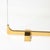 Mid-Century Modern Mid-Century Sculptural Polished Brass & Glass Fireplace Screen For Sale - Image 3 of 11