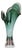 Vintage Sommerso Vase in Green Murano Glass by V.A.C. Cimarosti & Pinzan, 1960s For Sale